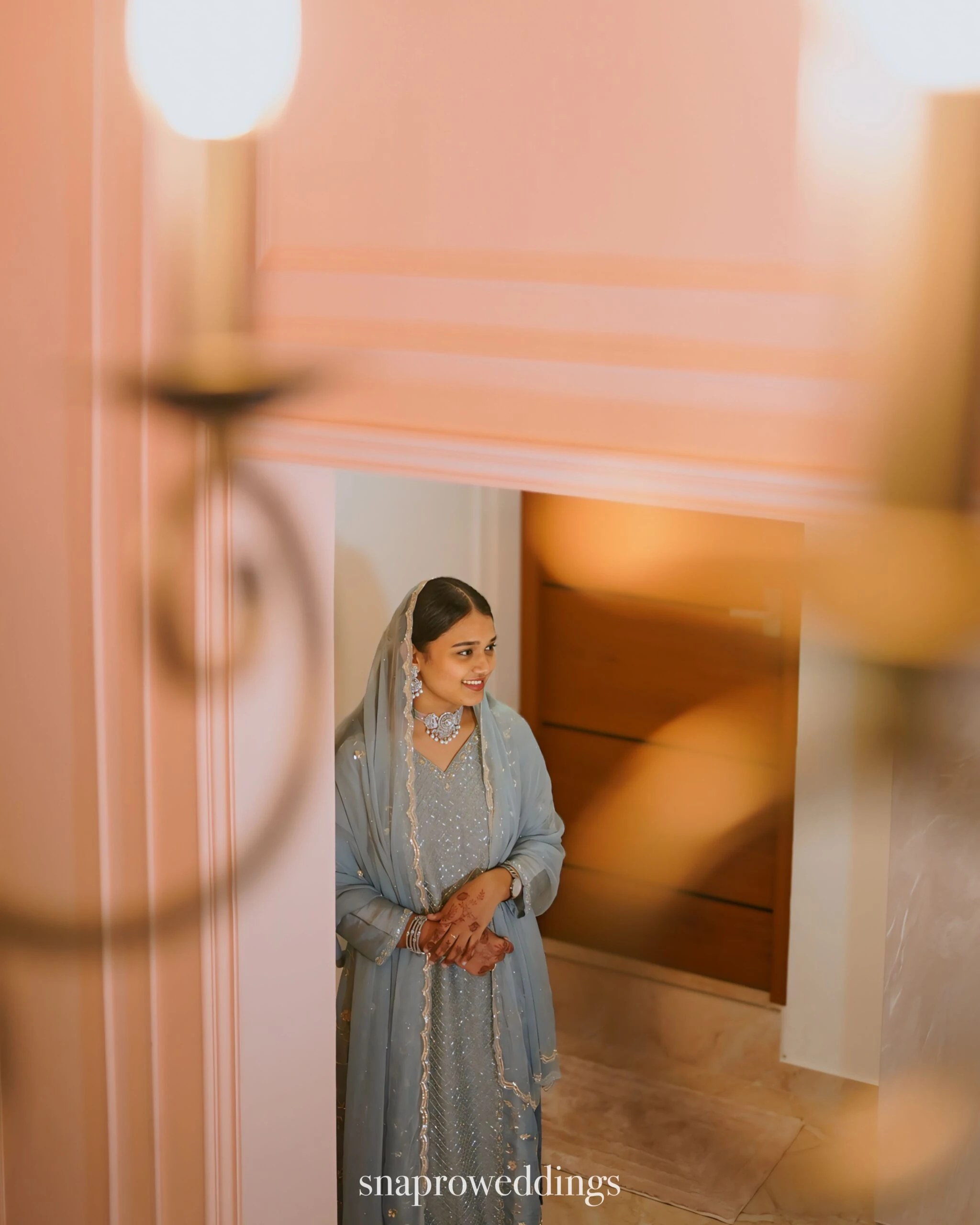 pretty bride by snaproweddings